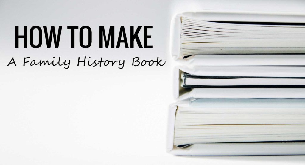 Several bound family history books