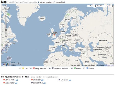 Map your family tree